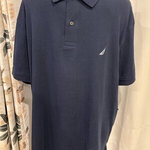 Nautica Dark Blue Polo Shirt